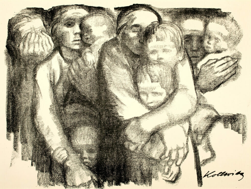 Mütter [The Mothers]. Artist: Käthe Kollwitz. Date: 1919. Medium: lithograph.