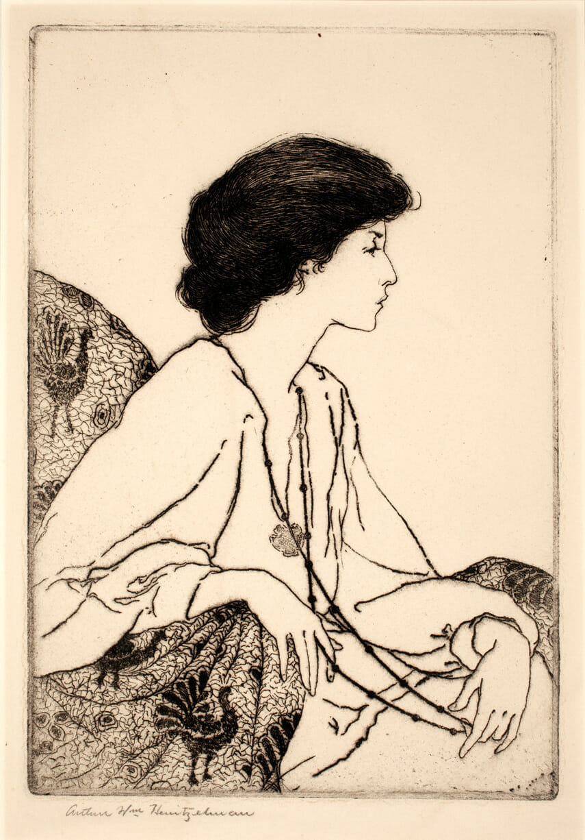 Untitled. Artist: Arthur William Heintzelman. Medium: etching.