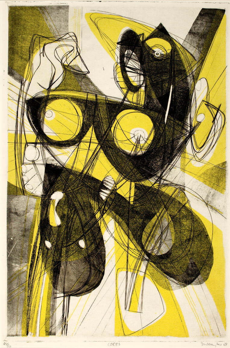 Ceres. Artist: Stanley William Hayter. Date: 1948. Medium: soft-ground etching and engraving.