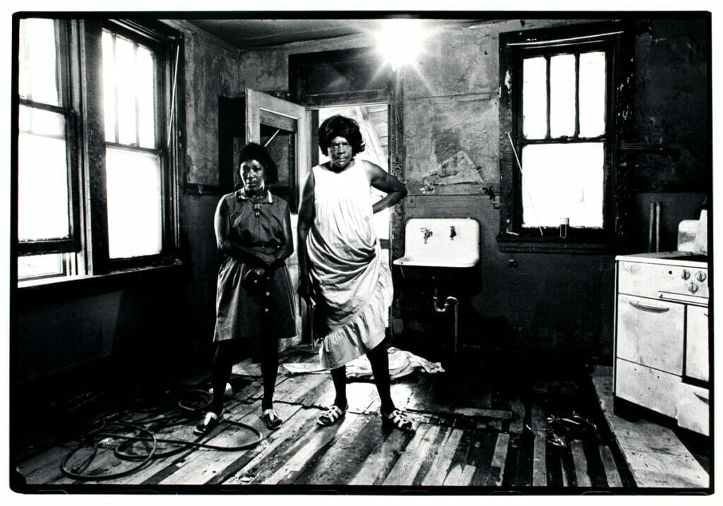 Magnolia Thorp & Nora Chisholm. Artist: Terry Husebye. Date: 1973. Medium: gelatin silver print.