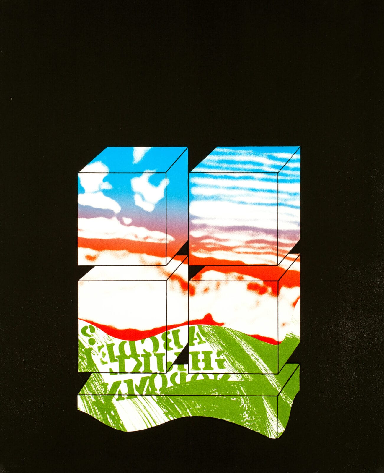 Landscape in the Day. Artist: Masuo Ikeda. Medium: lithograph.