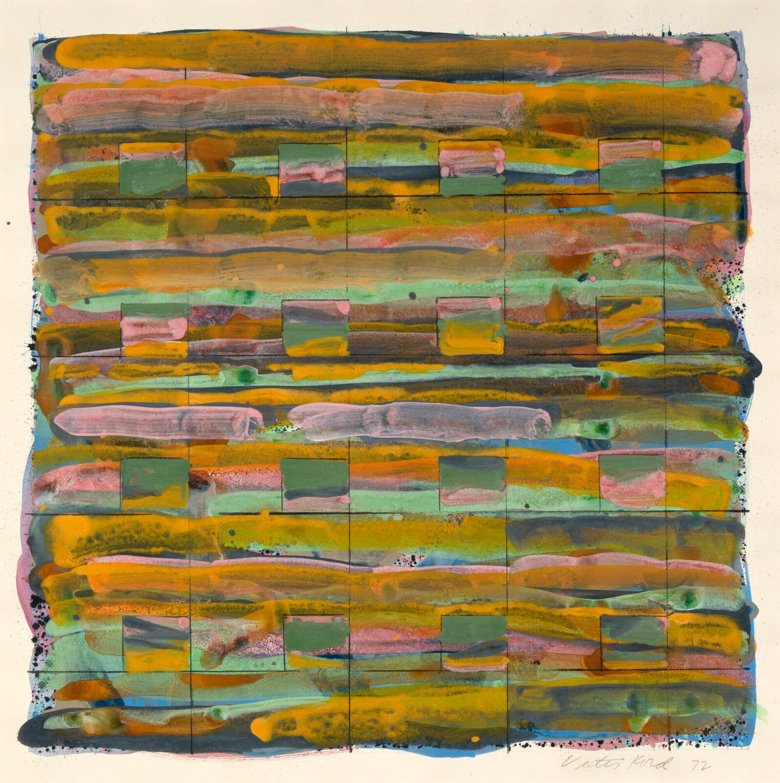 Untitled. Artist: Victor Kord. Date: 1972. Medium: acrylic on paper.