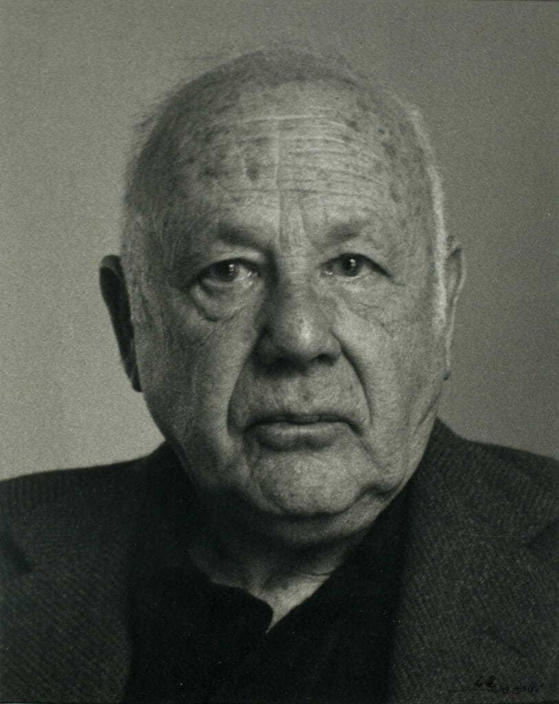 Paul Strand. Artist: Lotte Jacobi. Date: 1963. Medium: gelatin silver print.