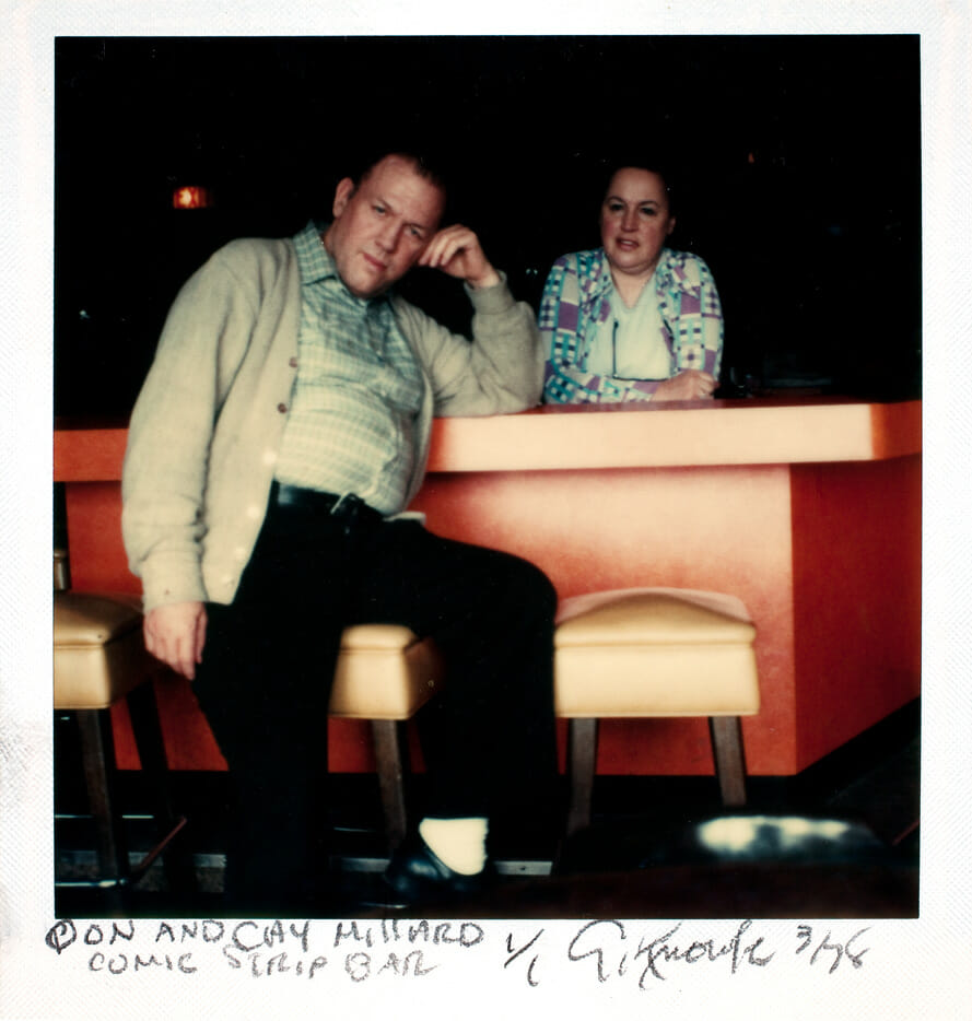 Don and Cary Millard-Comic Strip Bar. Artist: Gary Knowles. Date: 1978. Medium: manipulated Polaroid SX-70 photograph.