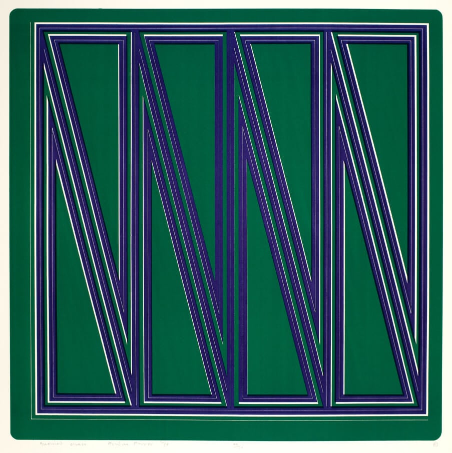 Quoined Chase. Artist: Gordon House. Date: 1979. Medium: screenprint.