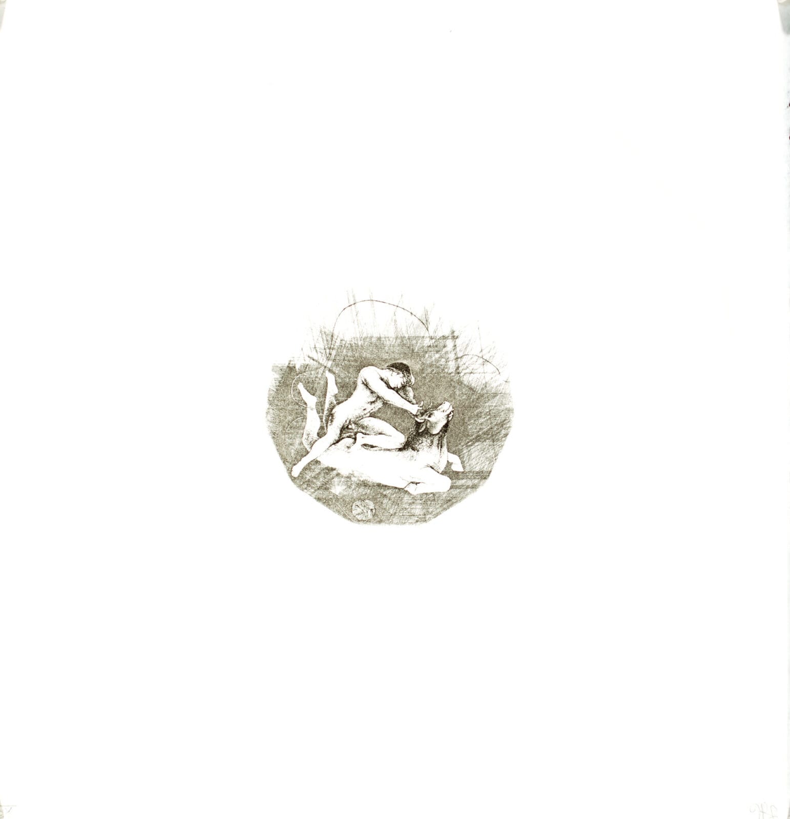Blind Date: IX. Artist: John Furnival. Date: 1979. Medium: etching on paper.