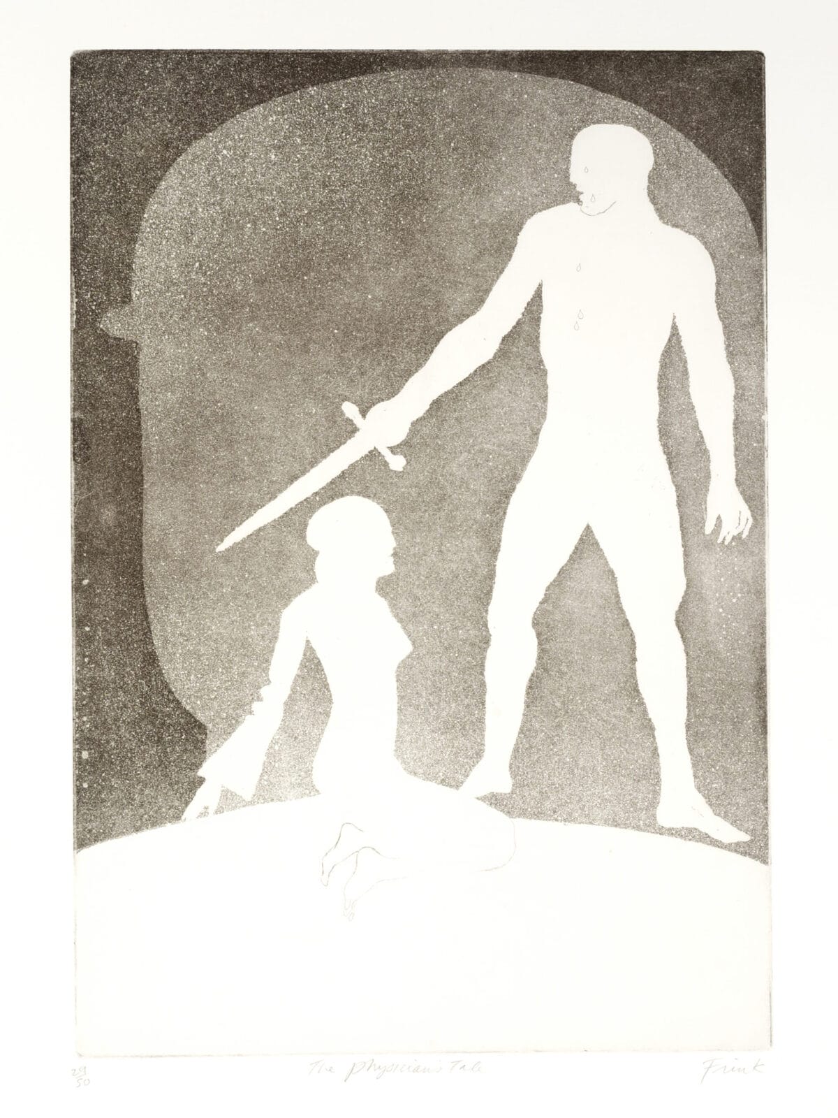The Physician’s Tale. Artist: Elisabeth Frink, Dame. Date: 1974. Medium: etching and aquatint.