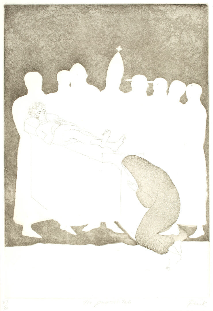 The Prioress’s Tale. Artist: Elisabeth Frink, Dame. Date: 1974. Medium: etching and aquatint.