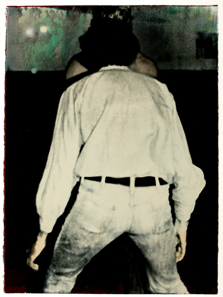 Figure Series #56: Approaching Figure. Artist: Gordon Holler. Date: 1981. Medium: mixed media screenprint.