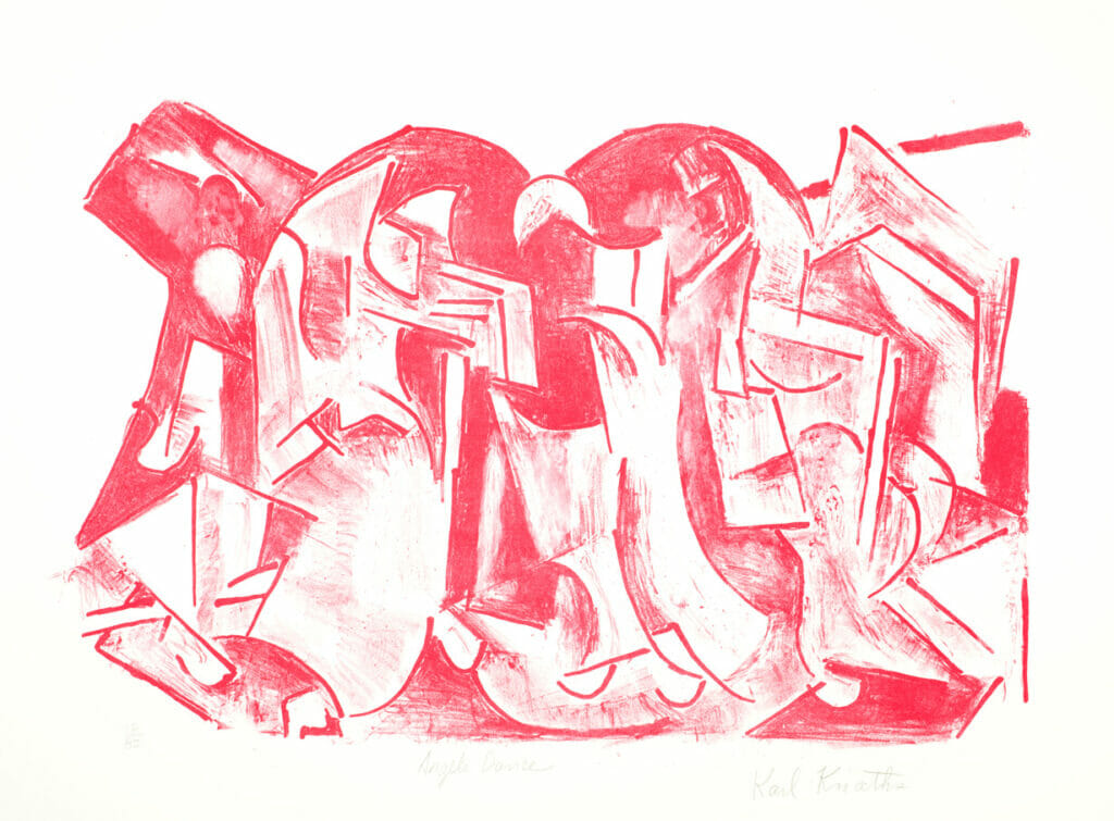 Angels Dance. Artist: Karl Otto Knaths. Medium: lithograph.