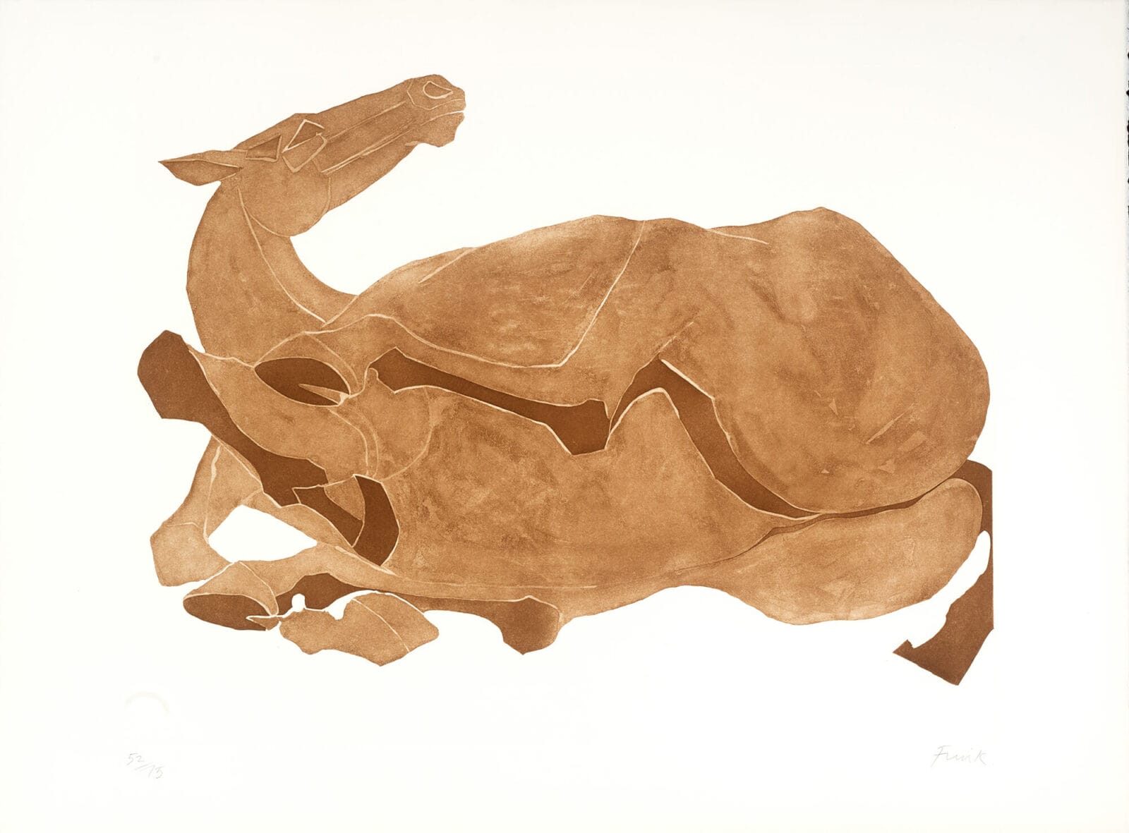 Strawberry Roan. Artist: Elisabeth Frink, Dame. Date: 1980. Medium: etching.