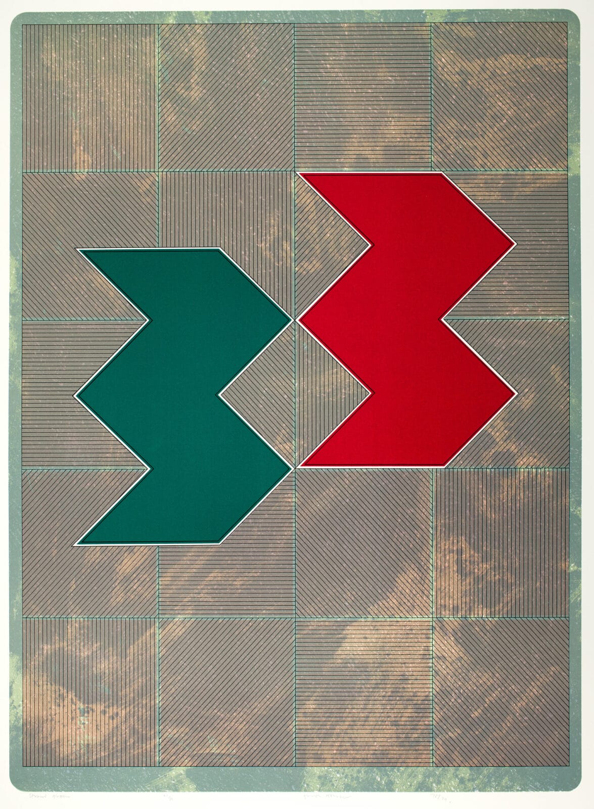 Strand Green. Artist: Gordon House. Date: 1999. Medium: screenprint.