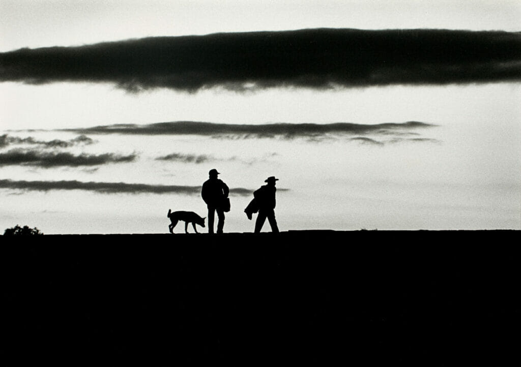 Mexican Silhouette. Artist: Arvind Garg. Date: 1984. Medium: black and white photograph.