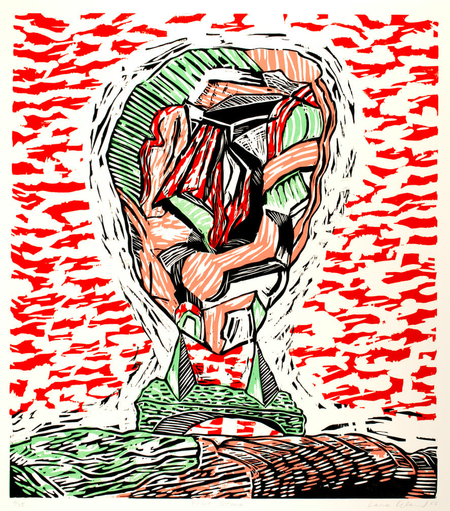 Pilot Stone. Artist: Lance Kiland. Date: 1988. Medium: lithograph.