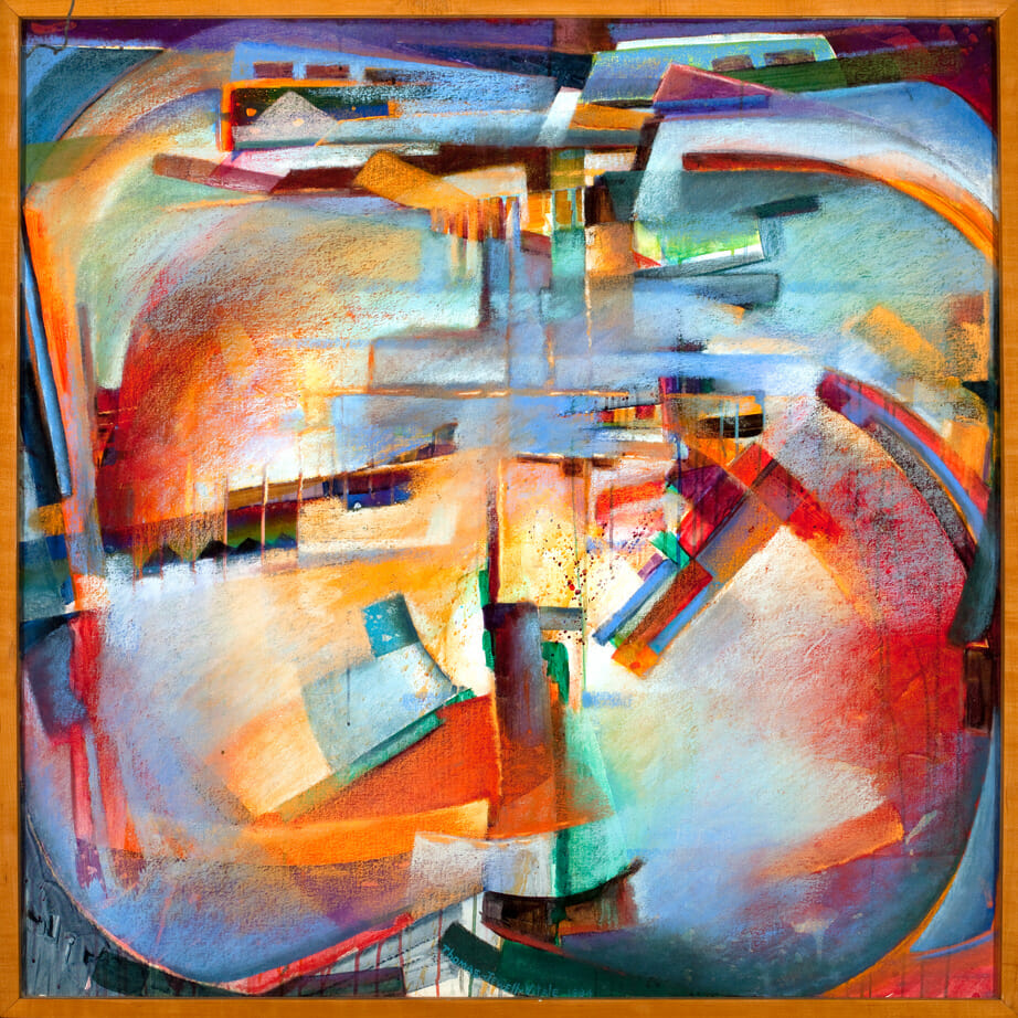 Untitled. Artist: Thomas Jewell-Vitale. Date: 1984. Medium: pastel and acrylic on canvas.