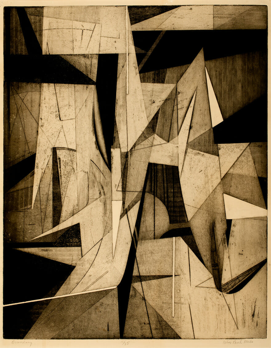 Boundary. Artist: John Paul Jones. Date: 1950. Medium: etching.