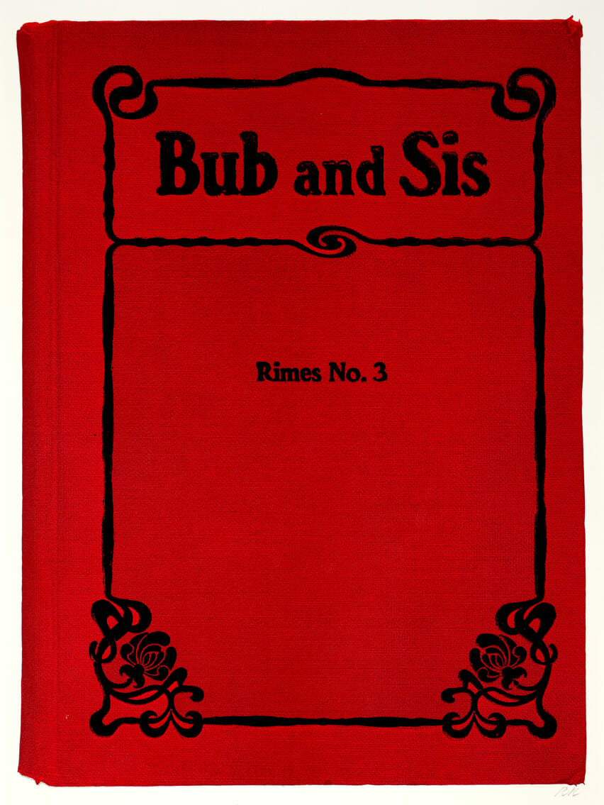 Bub and Sis from In Our Time: Covers for a small Library After the Life for the Most Part. Artist: R.B. Kitaj. Date: 1969. Medium: screenprint and photo-screenprint.