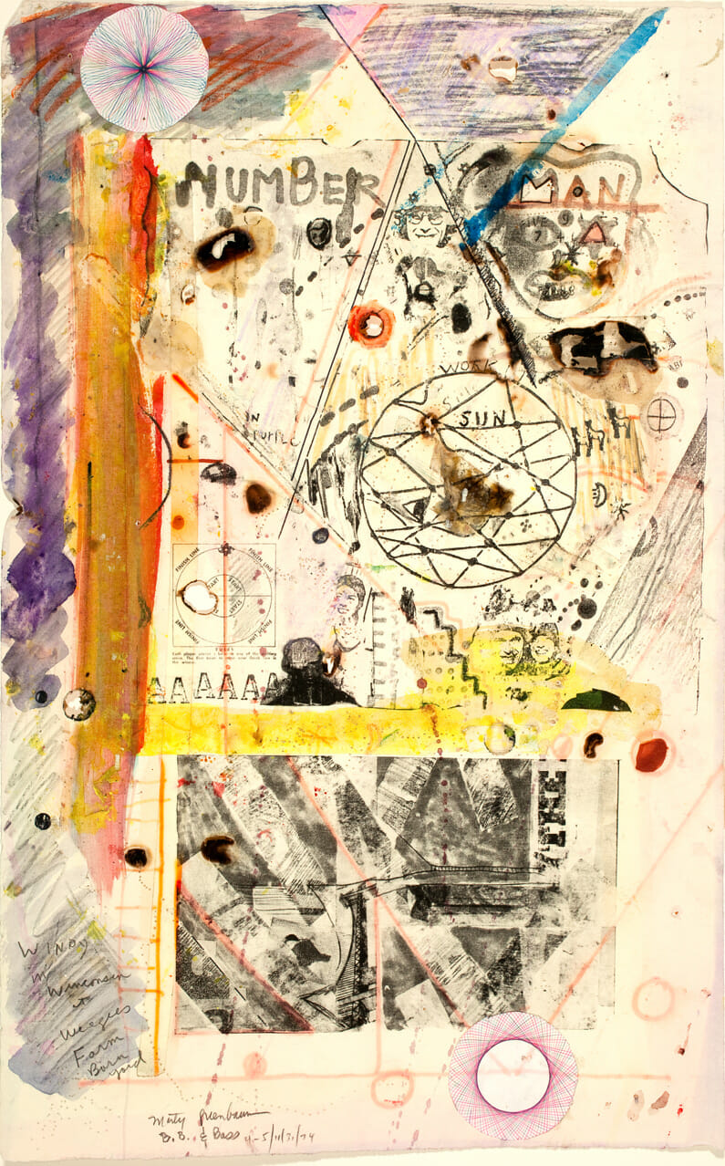 B.B. & Bass. Artist: Marty Greenbaum. Date: 1974. Medium: mixed media.