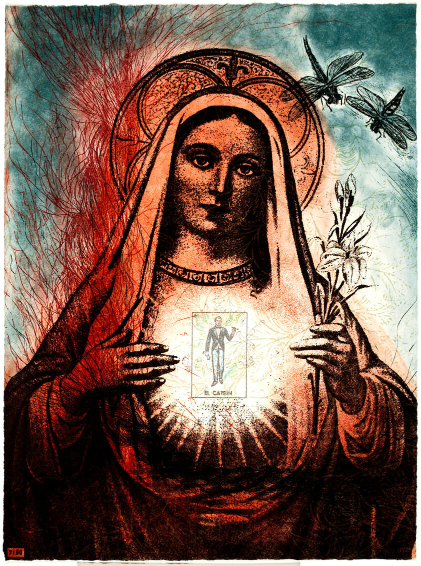 Loteria 2000 from Point of Departure II. Artist: Anita E. Jung. Date: 1997. Medium: print.