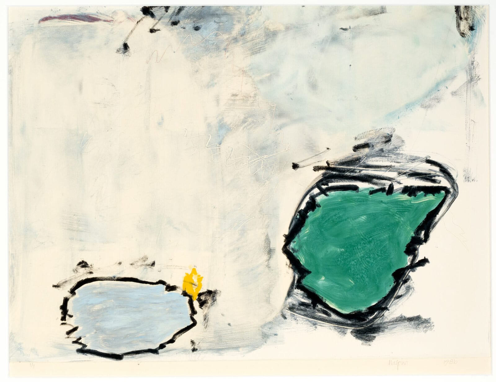Untitled. Artist: Louise Halpin Wiesenfarth. Date: 1986. Medium: monoprint.