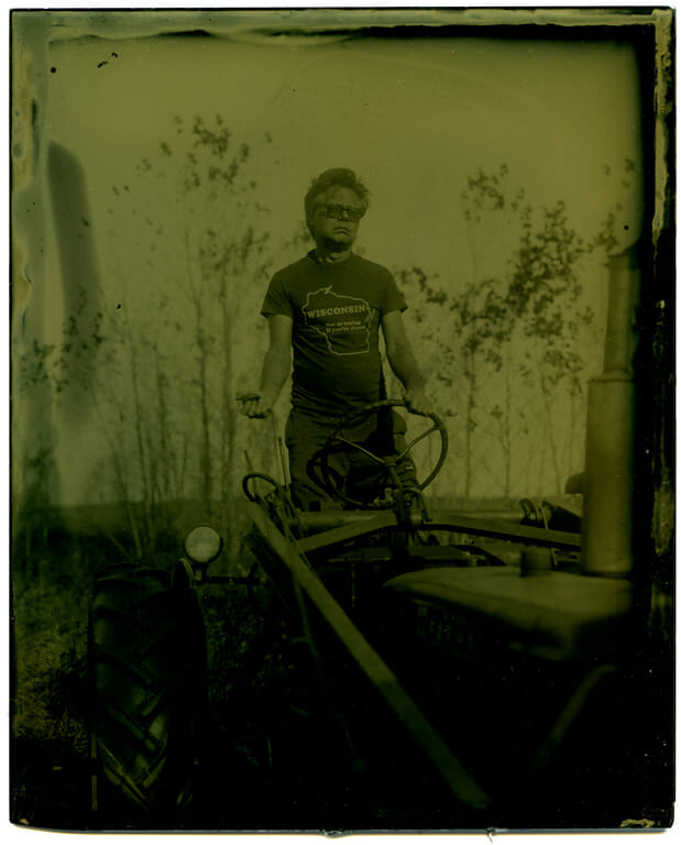 J.S. Mounting Tractor. Artist: J. Shimon and  J. Lindemann. Date: 2012. Medium: ambrotype.