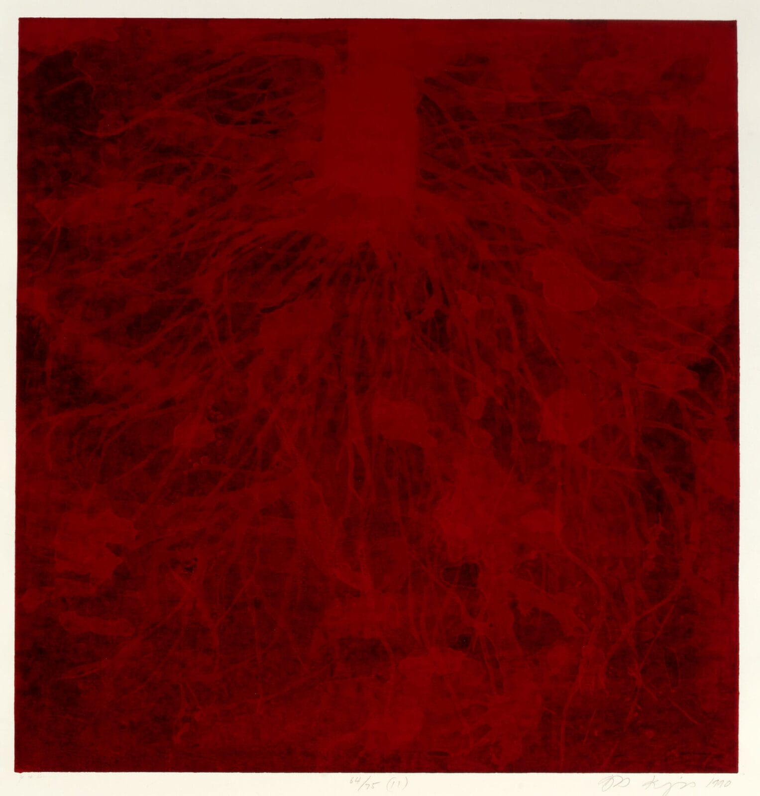 Untitled 11. Artist: Anish Kapoor. Date: 1990. Medium: color woodcut.