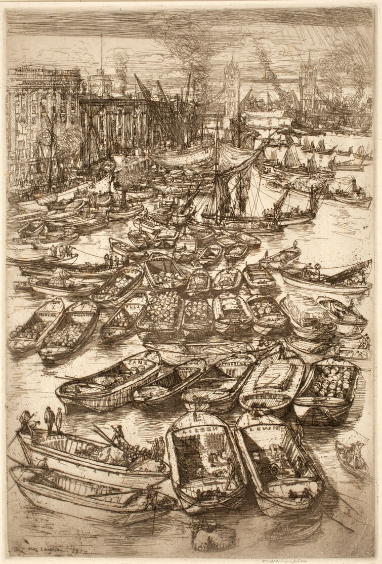 The Pool. Artist: Donald Shaw MacLaughlan. Date: 1910. Medium: etching.