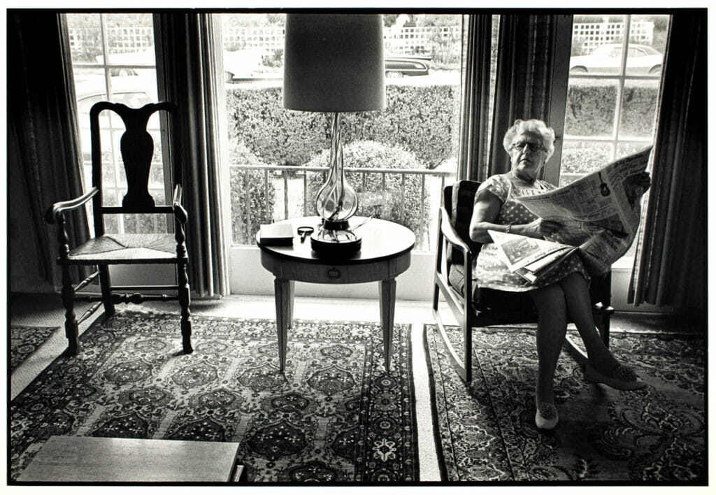 The Newspaper. Artist: Anne Noggle. Date: 1968. Medium: gelatin silver print.