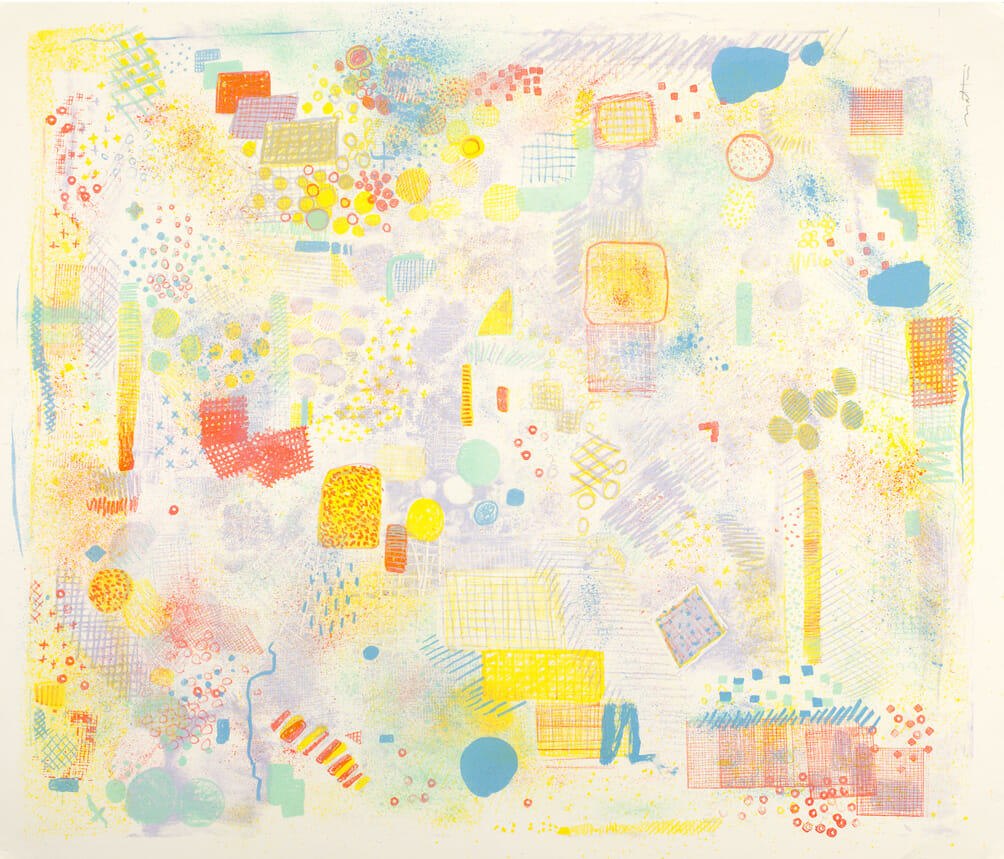Field Mouse I. Artist: Robert Natkin. Date: 1972. Medium: lithograph.