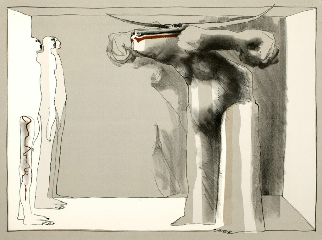Act III. Artist: Pla Narbona. Date: 1969. Medium: lithograph.