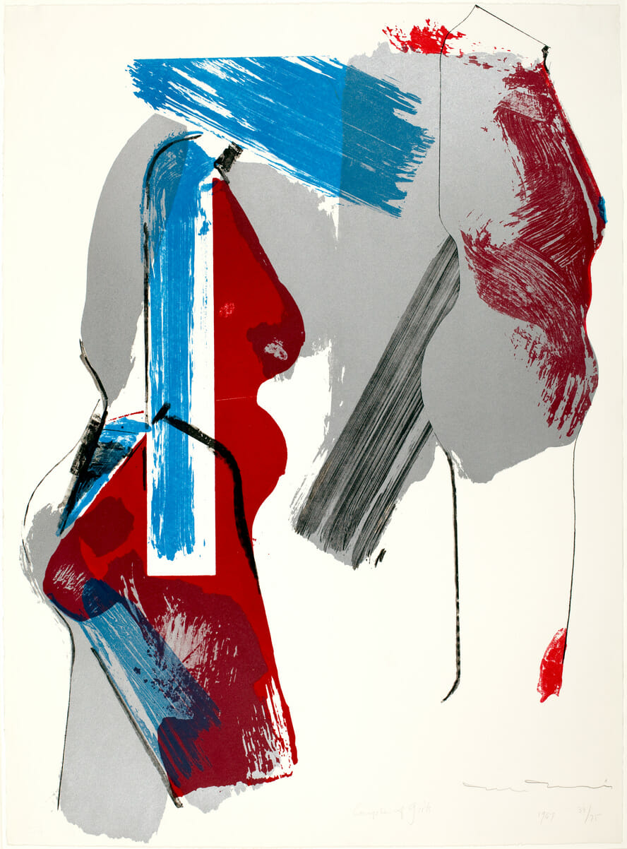 Couple of Girls. Artist: Manuel Neri. Date: 1967. Medium: lithograph.