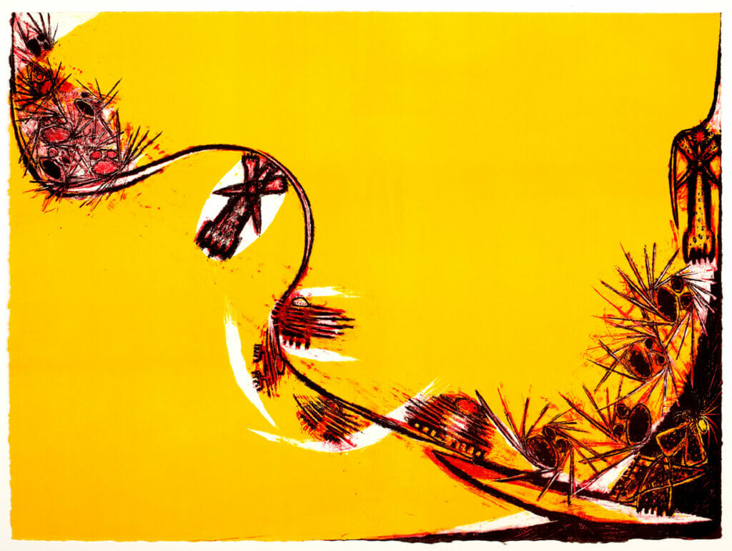 Untitled. Artist: Frank Lobdell. Date: 1967. Medium: lithograph.