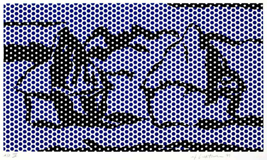 Haystack #3. Artist: Roy Lichtenstein. Date: 1969. Medium: lithograph and screenprint.