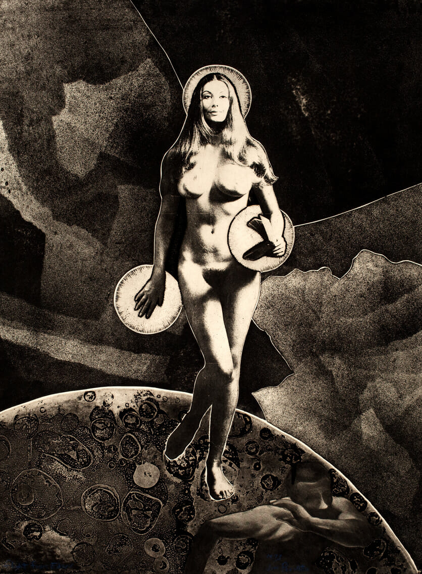 Flight From Eden. Artist: James Pernotto. Date: 1973. Medium: intaglio.