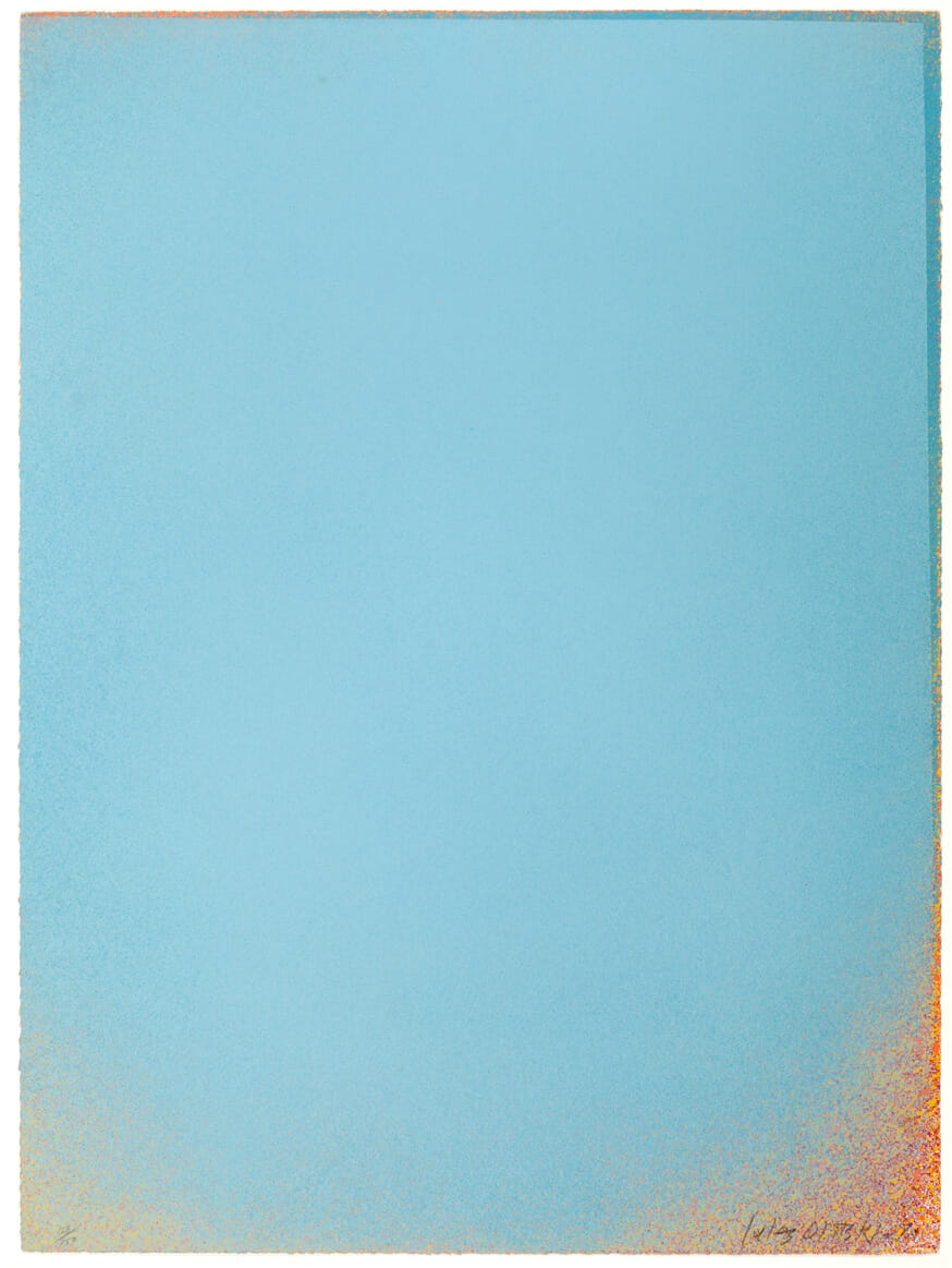 Pale Blue. Artist: Jules Olitski. Date: 1970. Medium: screenprint.