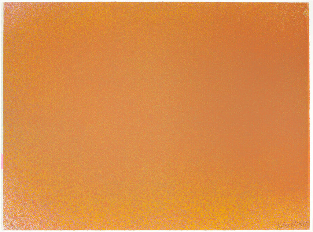 Orange-Ochre II. Artist: Jules Olitski. Date: 1970. Medium: screenprint.