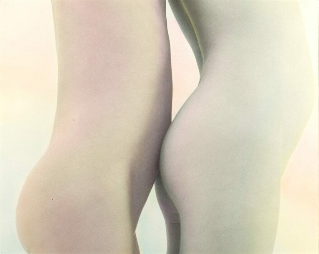 Gesture #4. Artist: Cate Loughran. Date: 1977. Medium: hand-painted photograph.