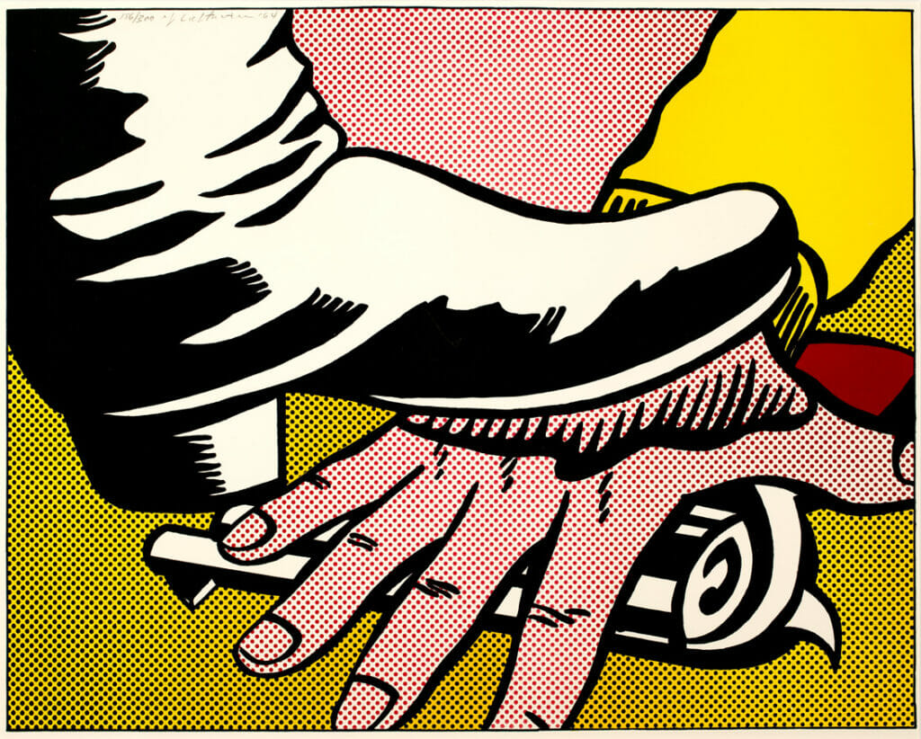Foot and Hand. Artist: Roy Lichtenstein. Date: 1964. Medium: offset lithograph.