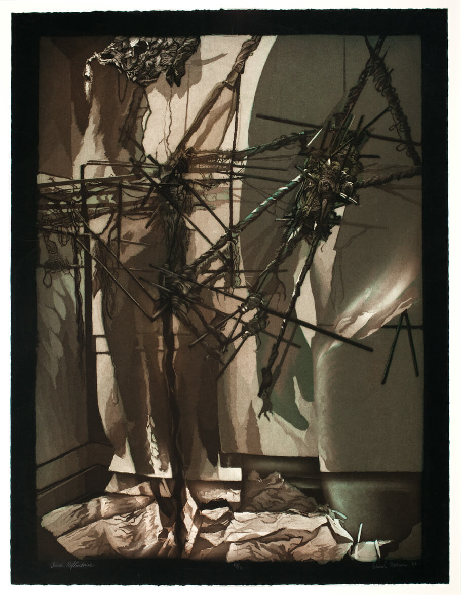 Inner Reflections. Artist: David Lee Morrison. Date: 1983. Medium: aquatint.