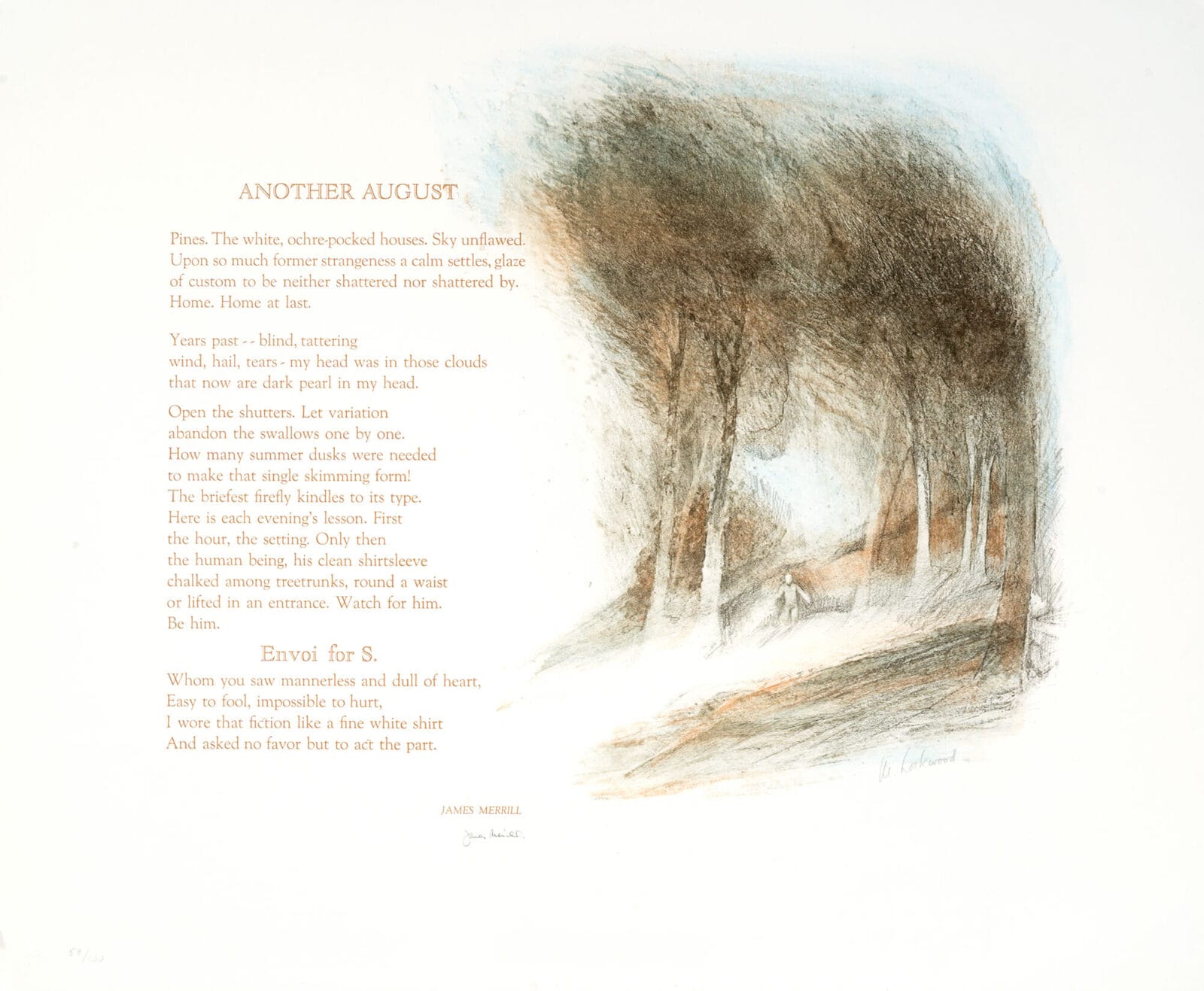 Another August. Artist: George Lockwood. Date: 1969. Medium: lithograph.