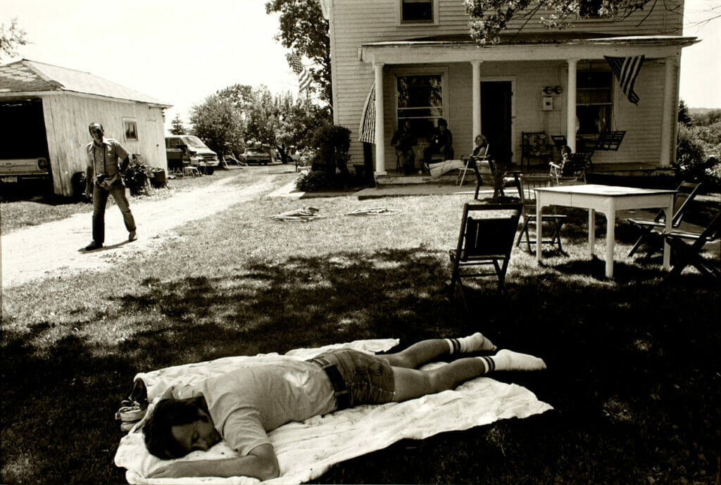 Henry Hoppe, July 4th Family Dinner. Artist: Archie Lieberman. Date: 1976. Medium: gelatin silver print.
