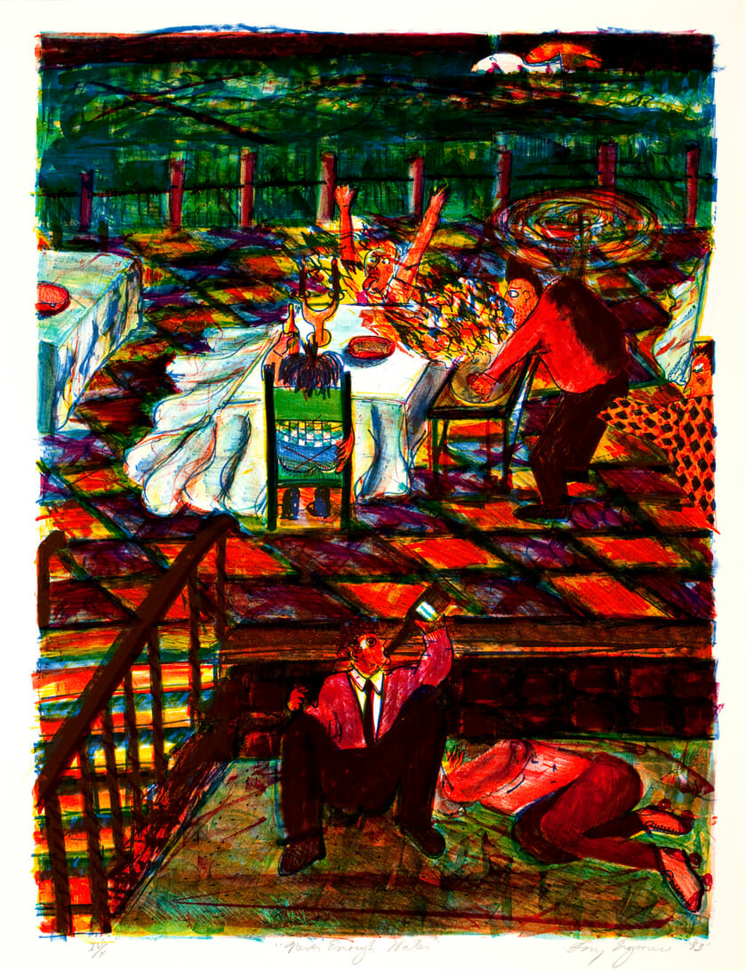 Never Enough Water. Artist: Anthony Naponic. Date: 1983. Medium: lithograph.