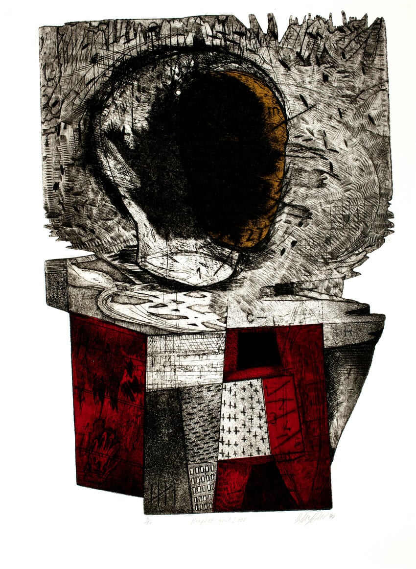 Prophet and Loss. Artist: David Menard. Date: 1997. Medium: etching.