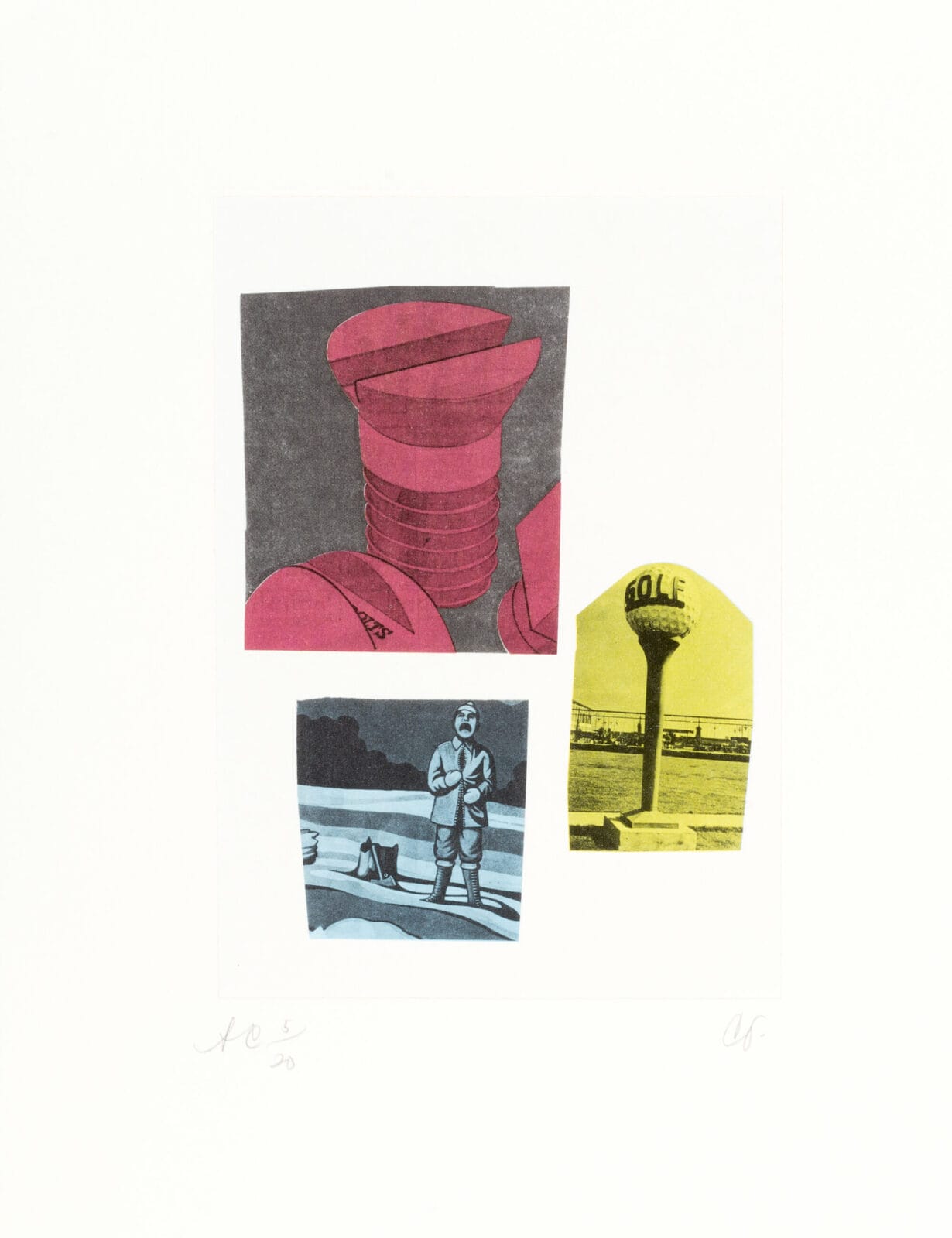 Notes in Hand. Artist: Claes Oldenburg. Date: 1972. Medium: offset lithograph.