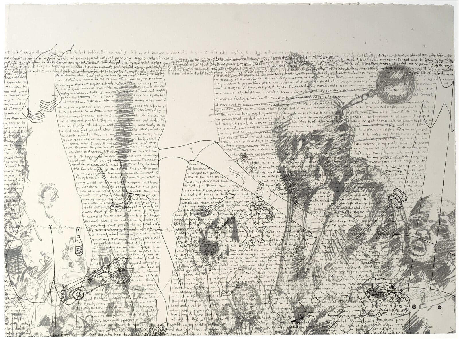 How Sad. Artist: David Teng Olsen. Date: 2003. Medium: lithograph.