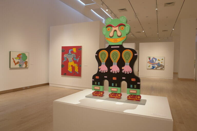 installation view of "Karl Wirsum: Winsome Works(some)"