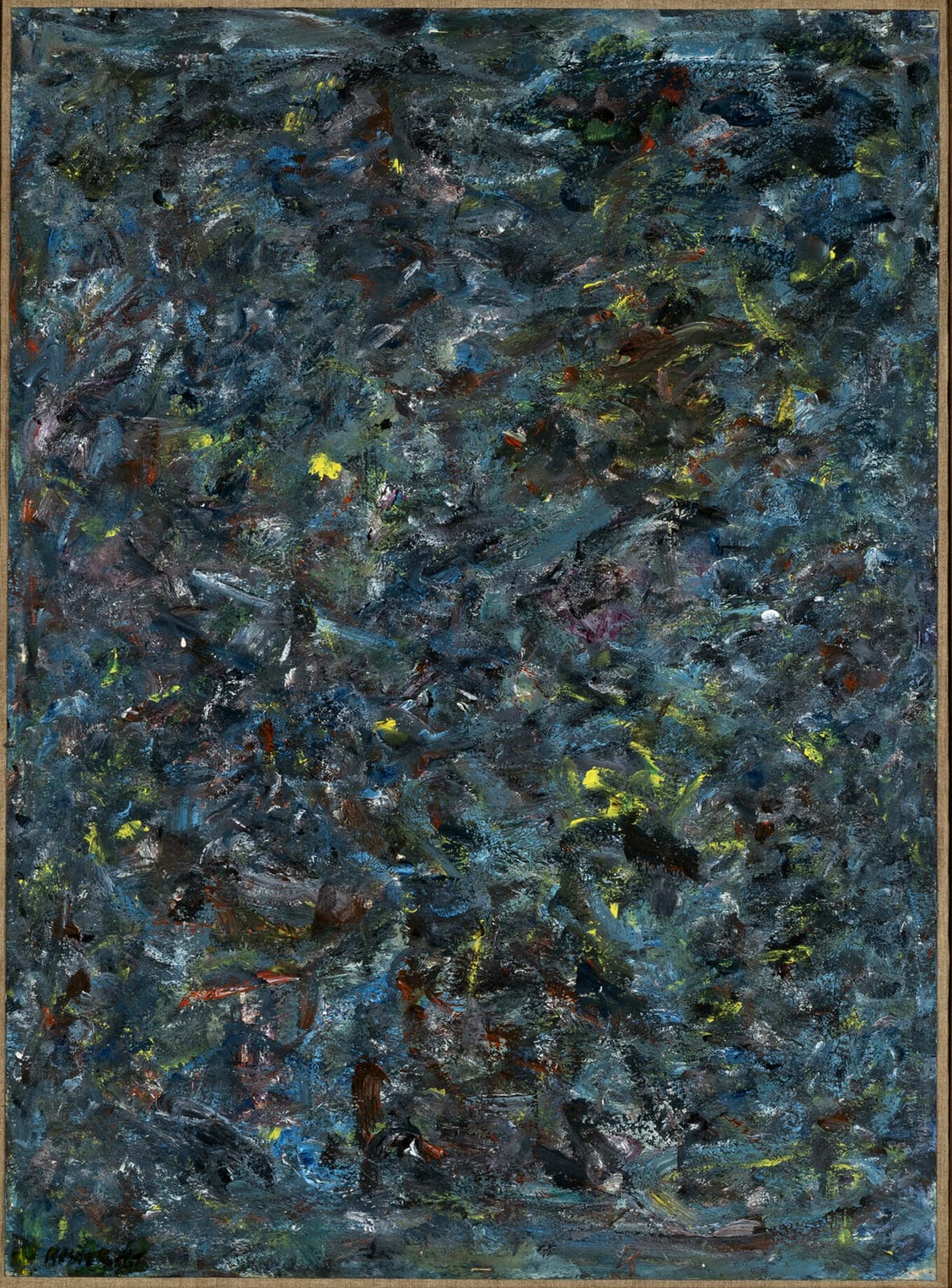 Untitled. Artist: Milton Resnick. Date: 1967. Medium: oil on paper.