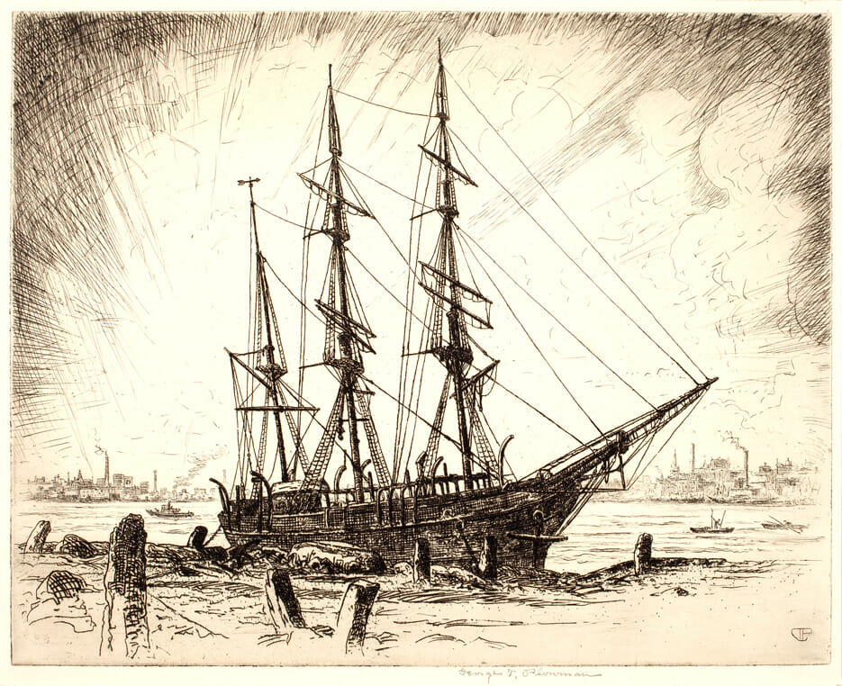 Abandoned: Whaler Morgan at New Bedford