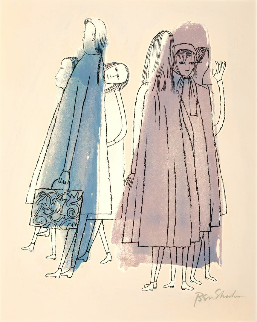 to days of childhood. Artist: Ben Shahn. Date: 1968. Medium: lithograph.