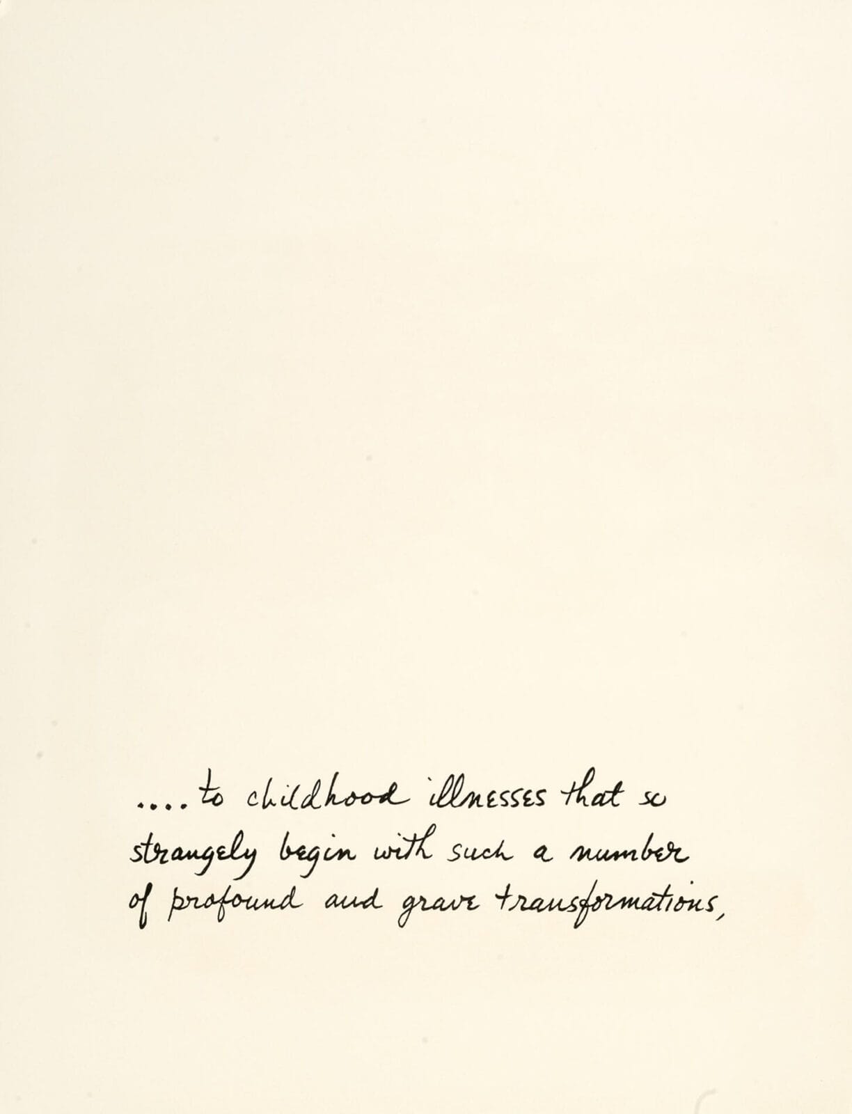 to childhood illness (text). Artist: Ben Shahn. Date: 1968. Medium: lithograph.